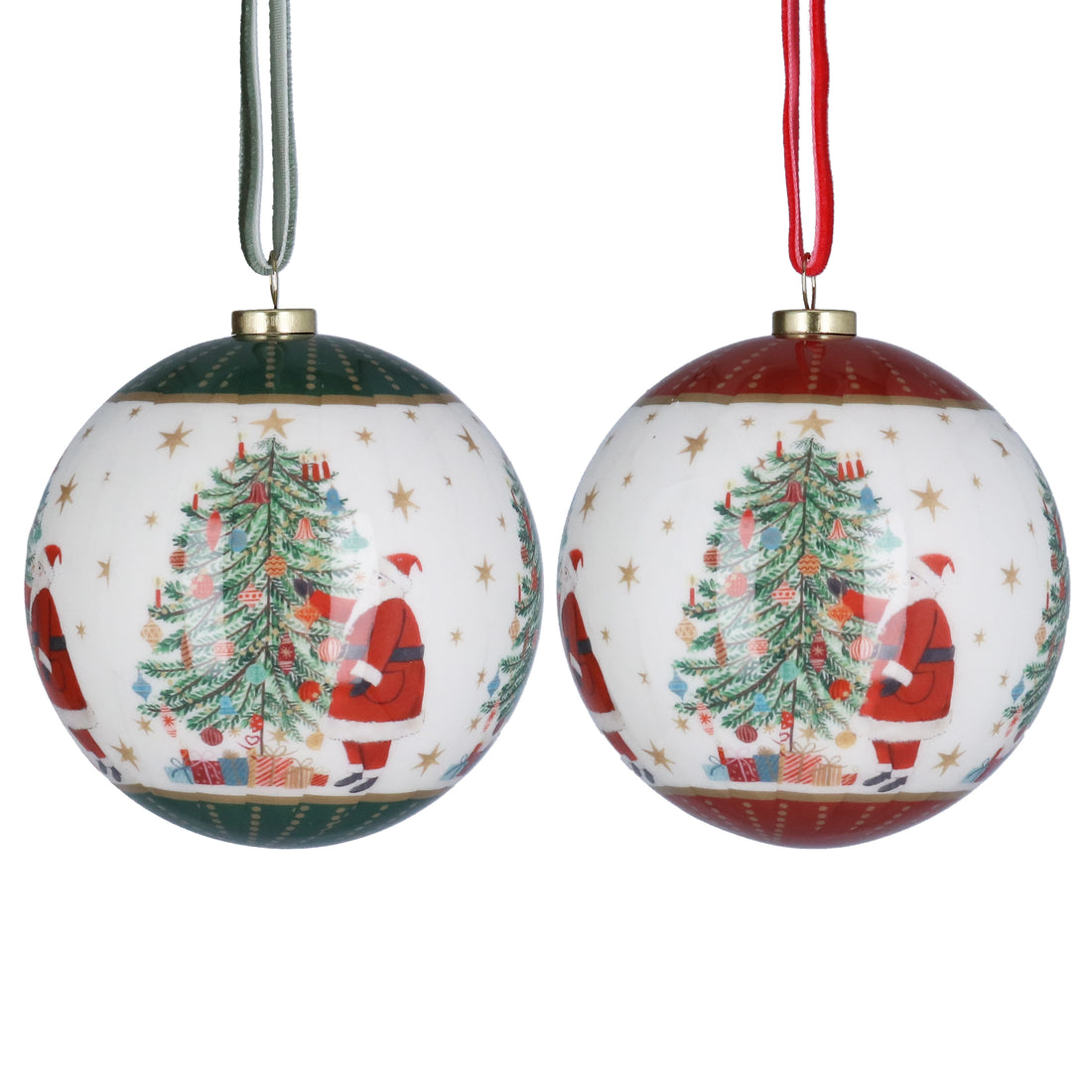 Santa and Tree Bauble