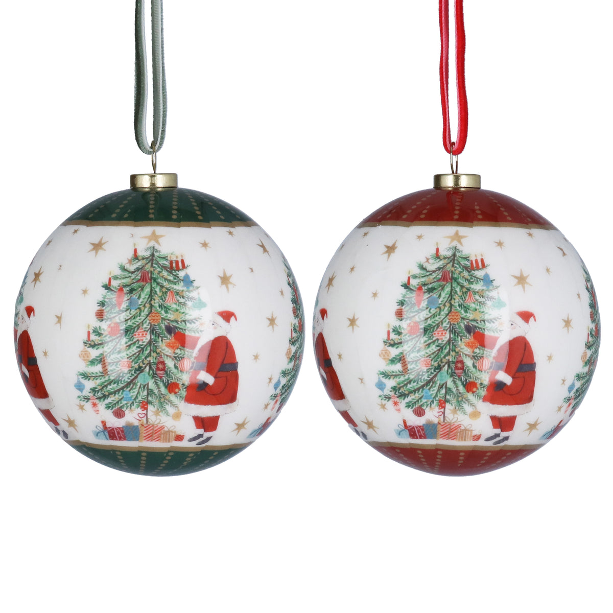 Santa and Tree Bauble