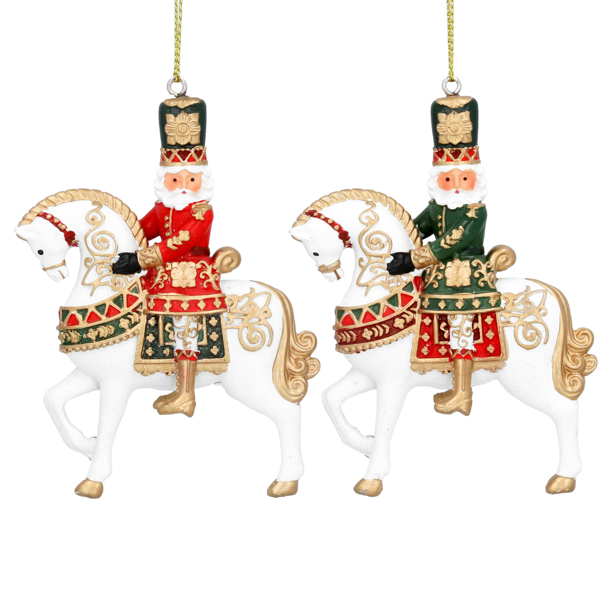 Nutcracker on a Horse Decoration