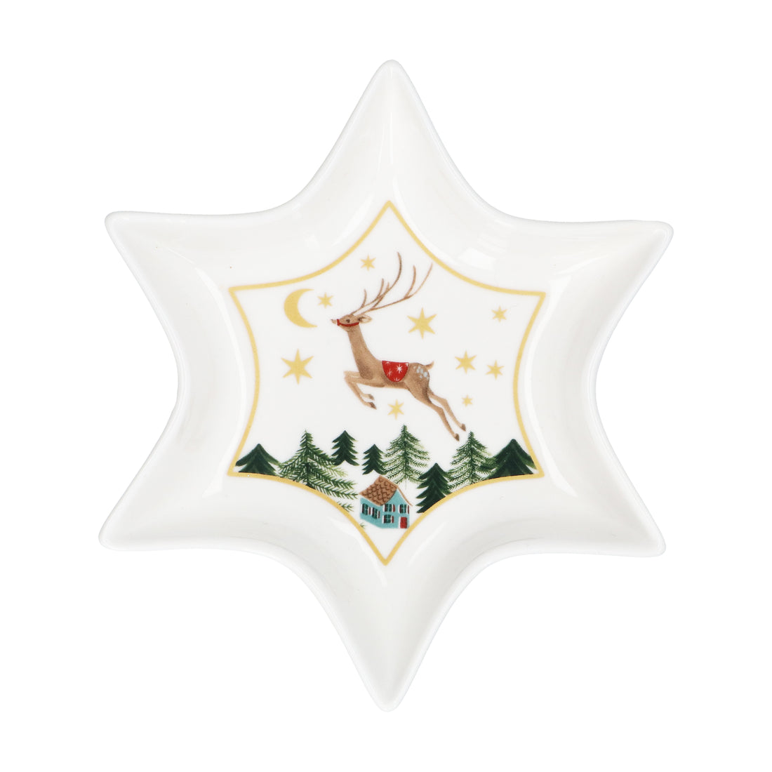 Bone China Star Dish