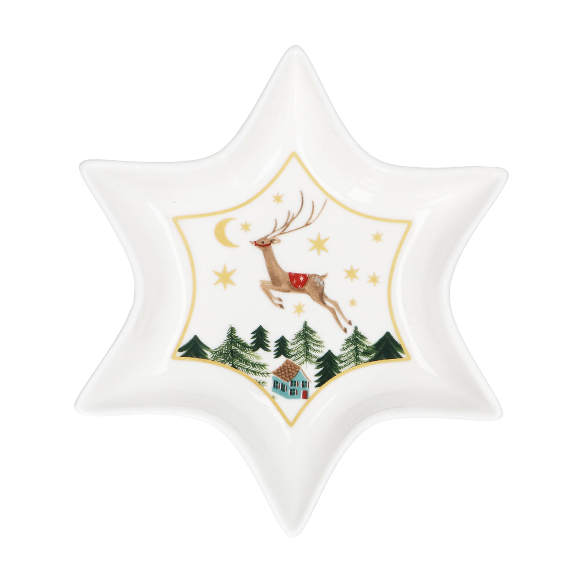 Bone China Star Dish