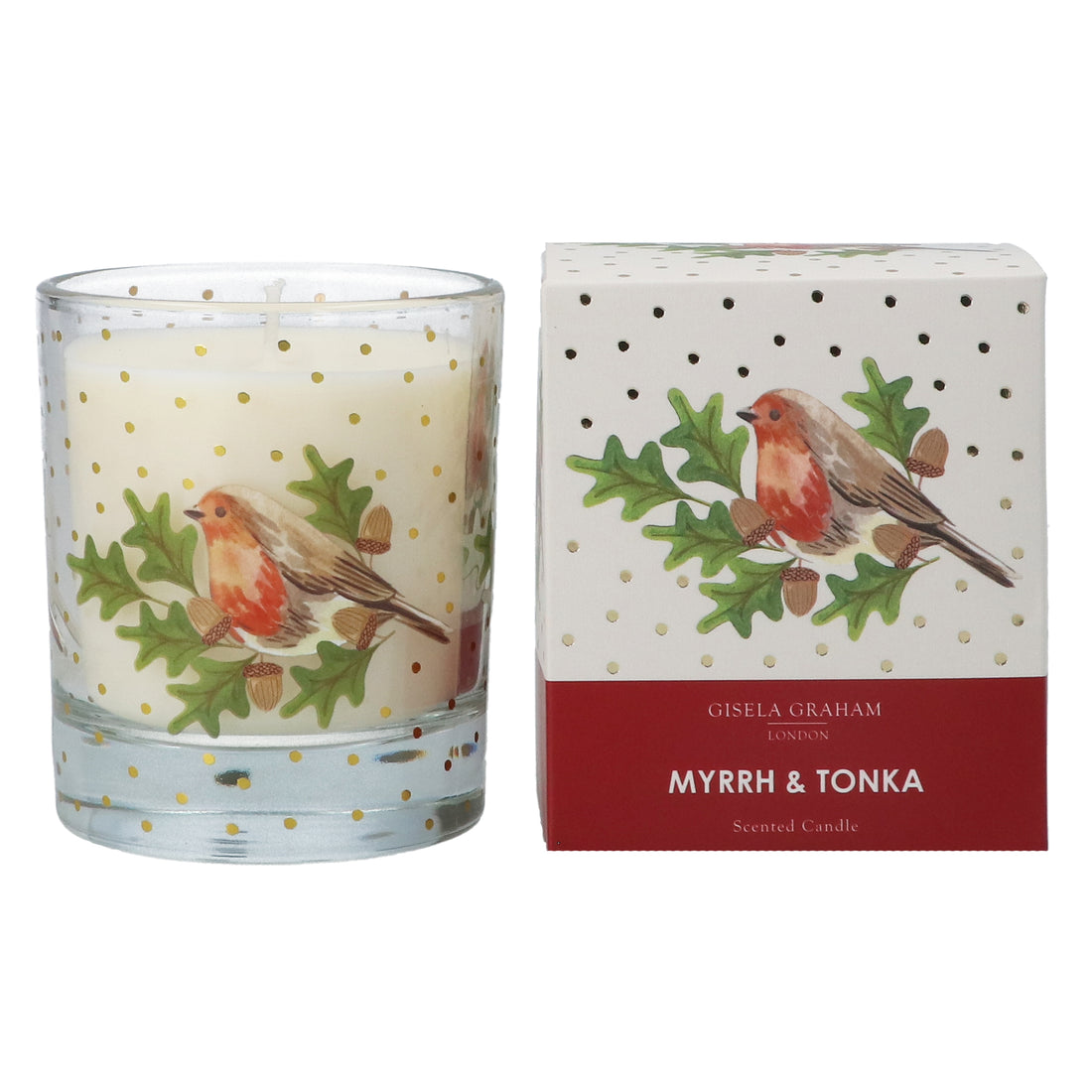 Robin &amp; Oak Christmas Candle