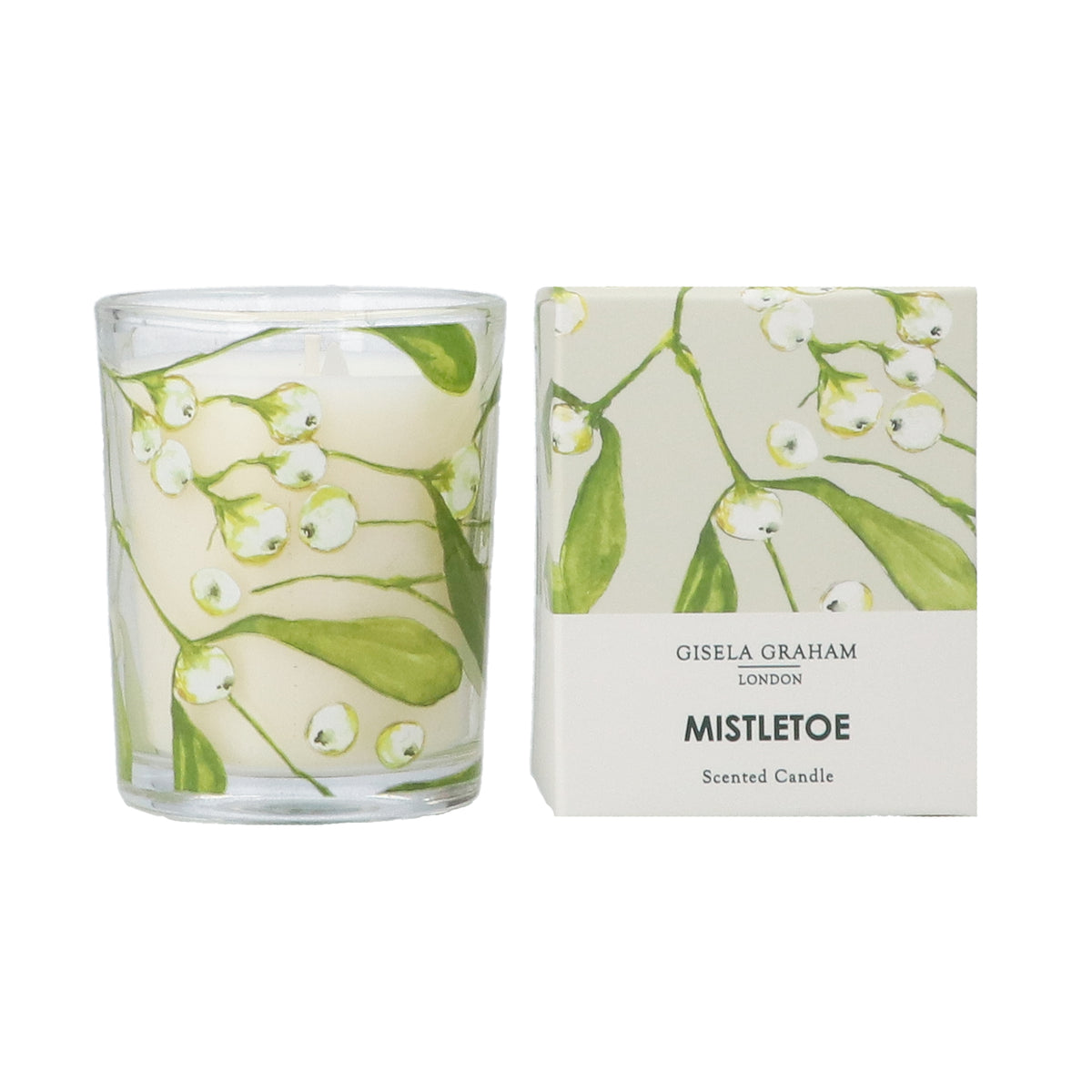 Mistletoe Christmas Candle