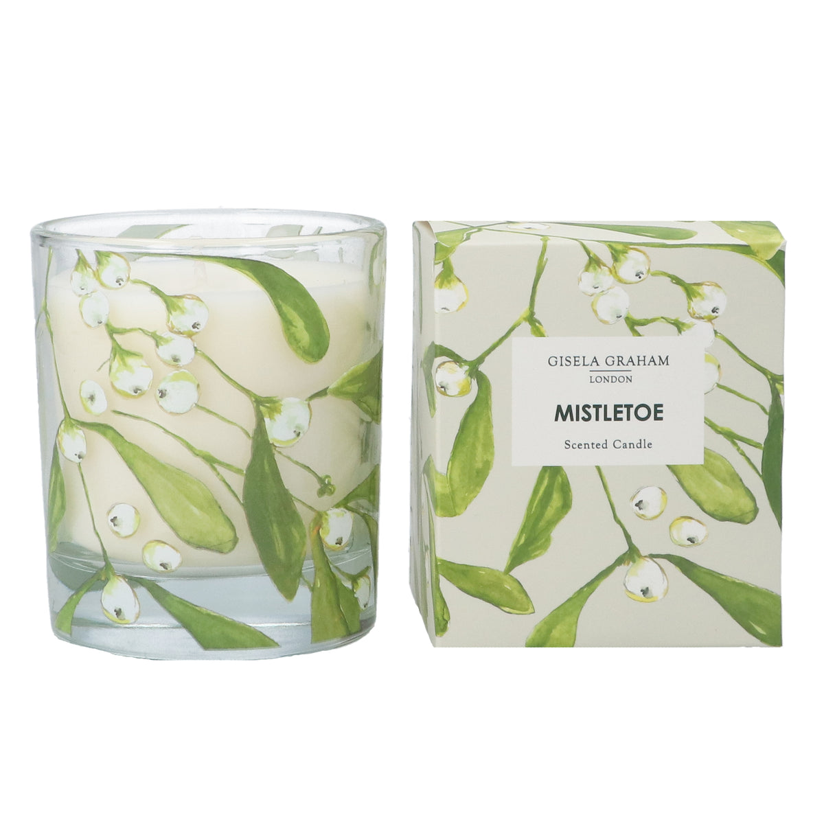Mistletoe Christmas Candle